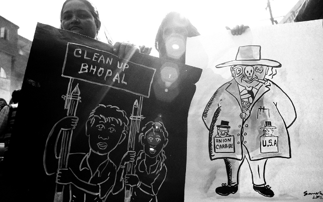 bhopal protesters