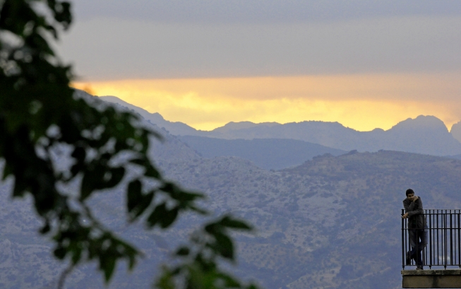 Ronda at dusk